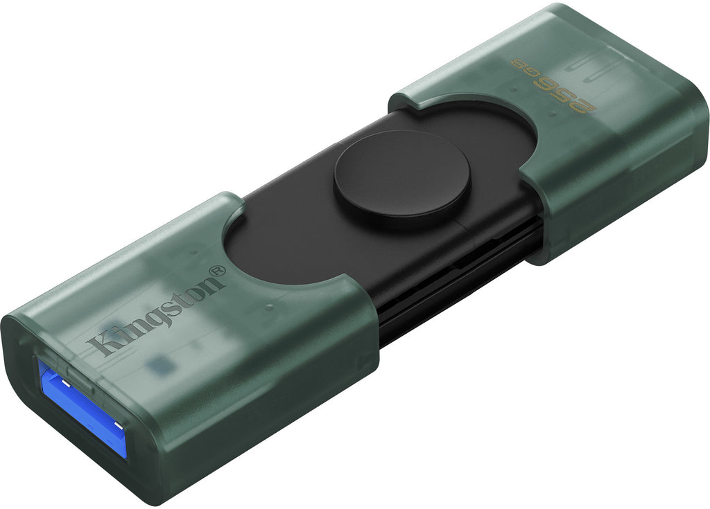 Kingston 256GB DataTraveler Duo, USB-A + USB-C 3.2 Flash Drive