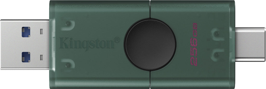 Kingston 256GB DataTraveler Duo, USB-A + USB-C 3.2 Flash Drive