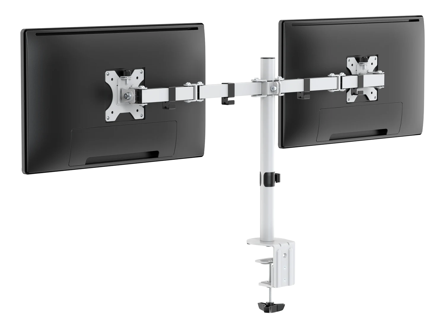 DELTACO GAMING WA86 Dual-monitor pöytäteline, 13"-32" näytöille