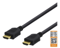 DELTACO Premium HDMI -kaapeli, High-Speed, 2m, Ethernet, 4K UHD - Lourun verkkokauppa
