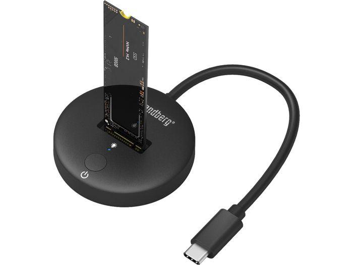 Sandberg USB 3.2 Dock for M.2+NVMe SSD - Lourun verkkokauppa