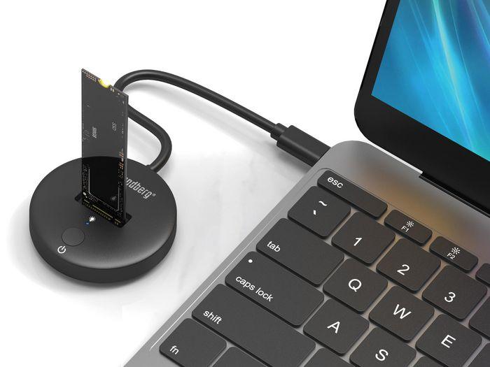 Sandberg USB 3.2 Dock for M.2+NVMe SSD - Lourun verkkokauppa