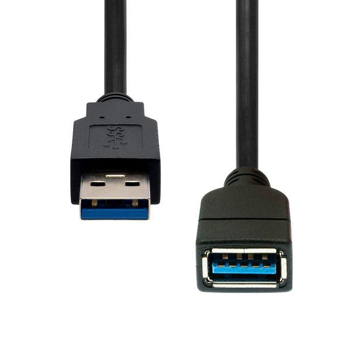 ProXtend USB 3.2 Gen1 jatkoskaapeli, musta 5M - Lourun verkkokauppa