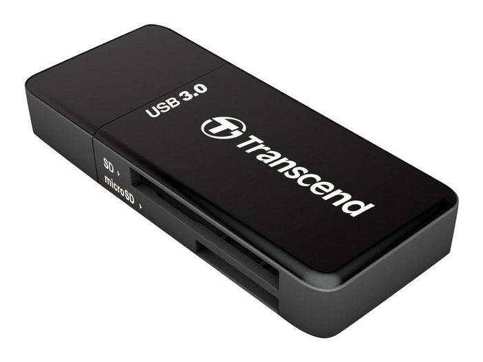 Transcend, RDF5 Card Reader, USB Type-A, USB 3.1 Gen 1, Black - Lourun verkkokauppa