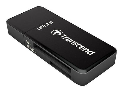 Transcend, RDF5 Card Reader, USB Type-A, USB 3.1 Gen 1, Black - Lourun verkkokauppa