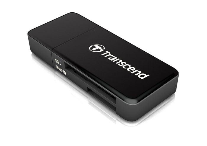 Transcend, RDF5 Card Reader, USB Type-A, USB 3.1 Gen 1, Black - Lourun verkkokauppa