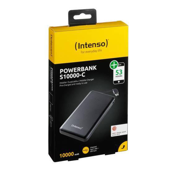 Intenso powerbanck S10000-C 53 hours - Lourun verkkokauppa