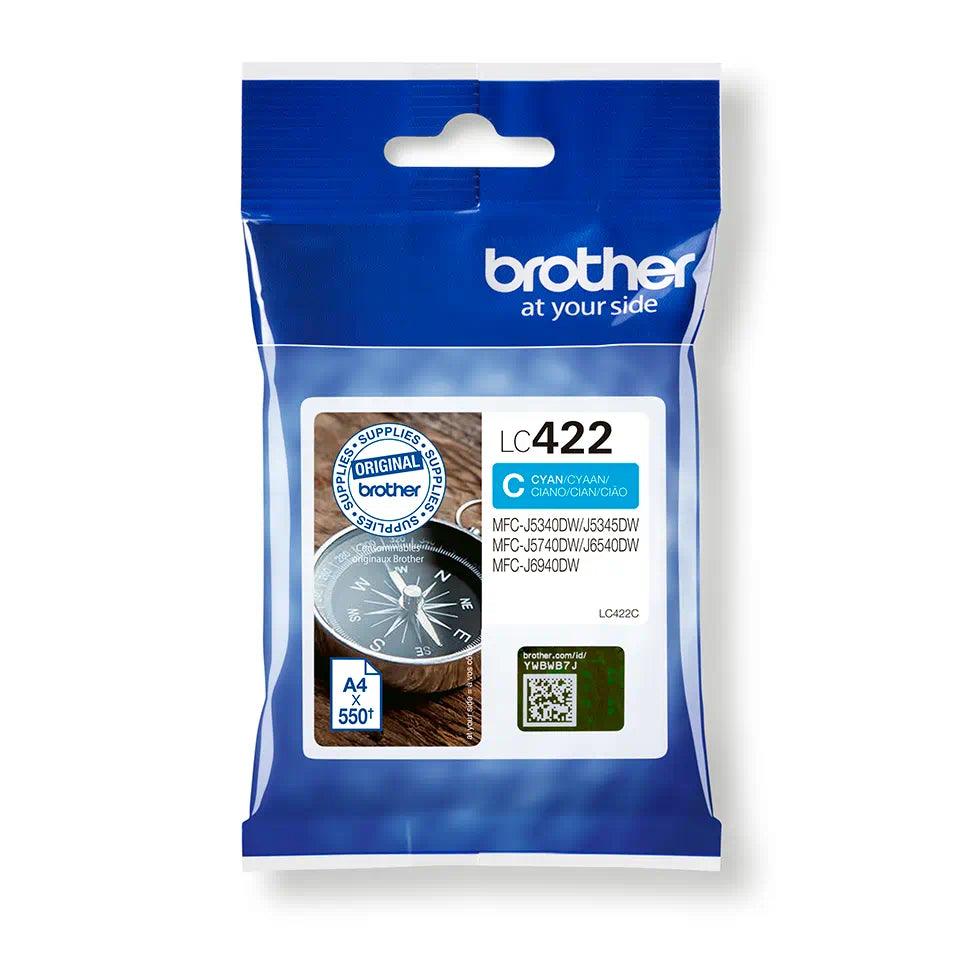 Brother LC-422C Syaani - Lourun verkkokauppa