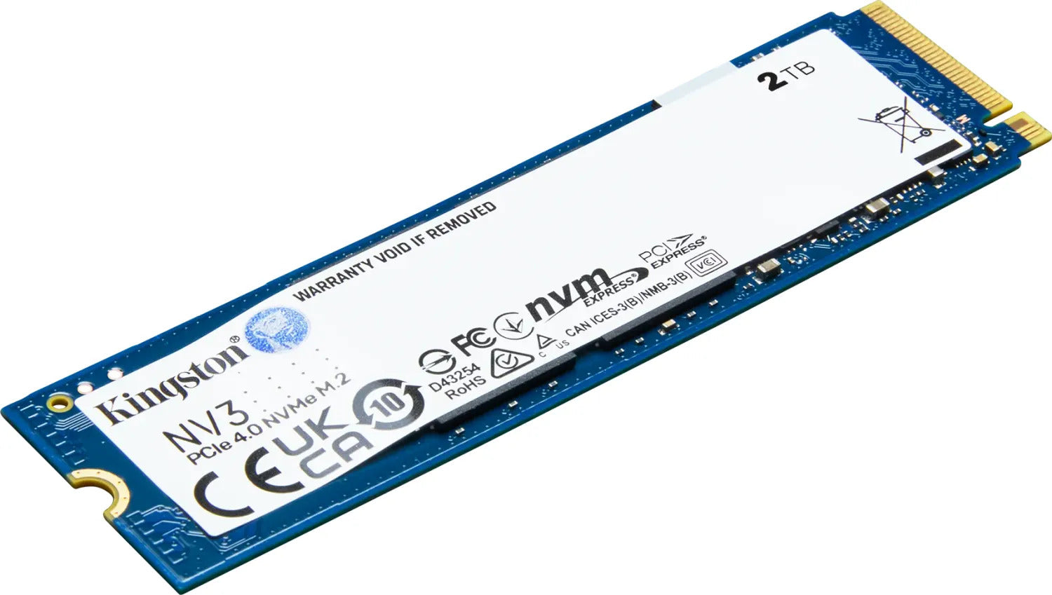 Kingston 2000G NV3 M.2 2280 PCIE 4.0 NVME SSD