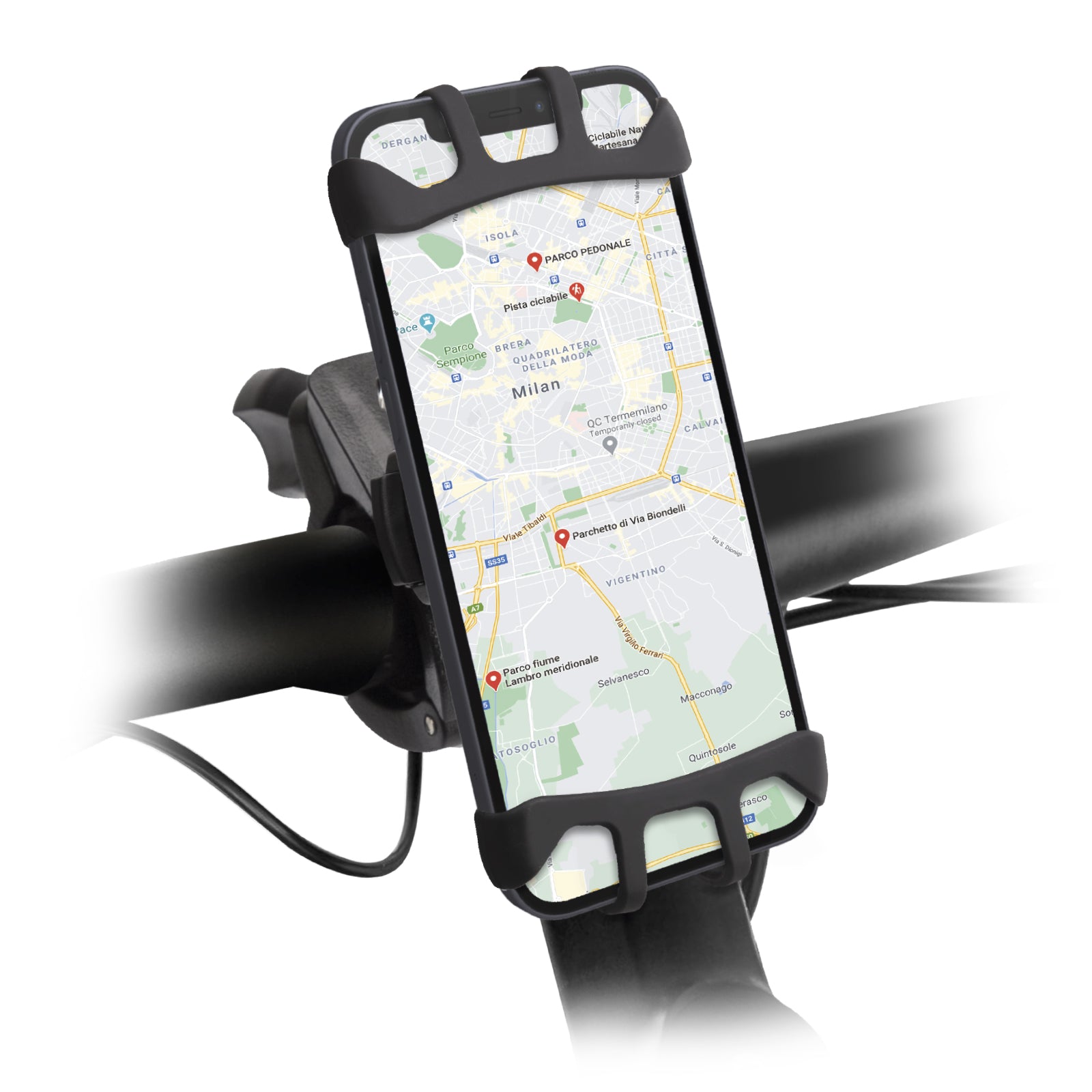 SBS E-GO STABLE 360 puhelinteline pyörän ohjaustankoon