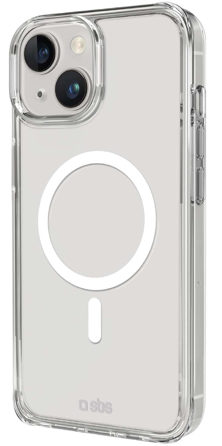 SBS Light Mag läpinäkyvä suojakuori iPhone 15