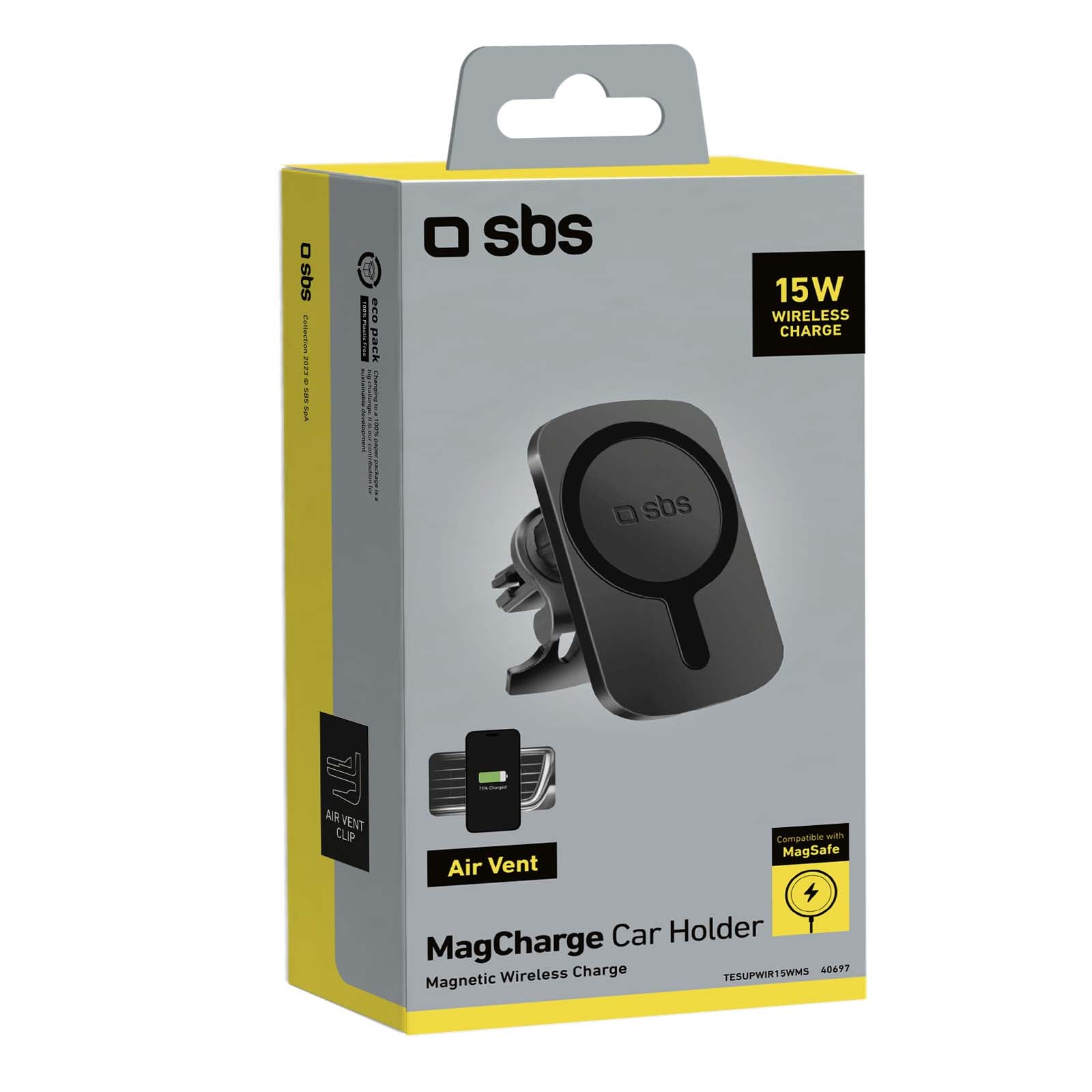 SBS Magsafe teline autoon langattomalla latauksella