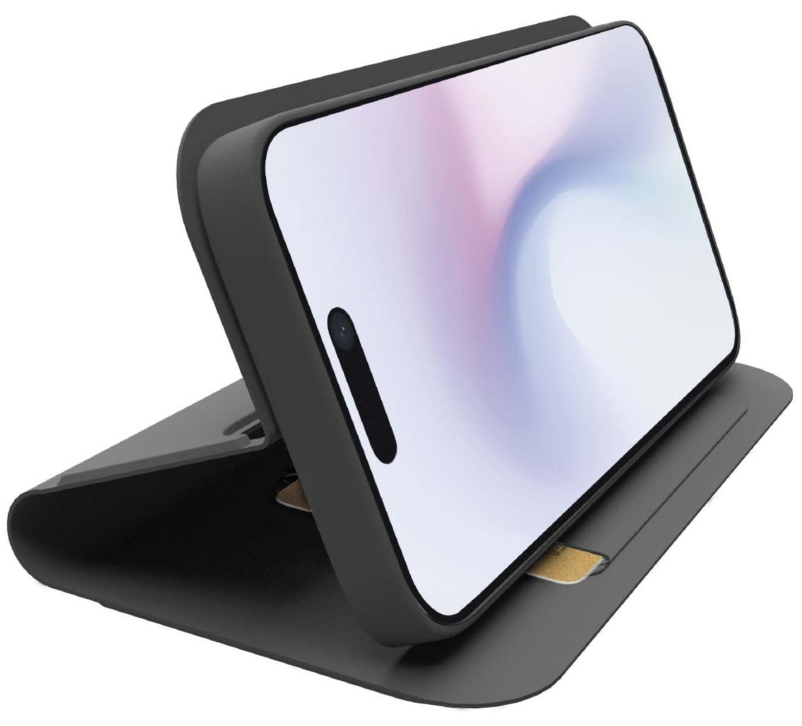 SBS sileä lompakkokotelo iPhone 16 Pro Max, musta