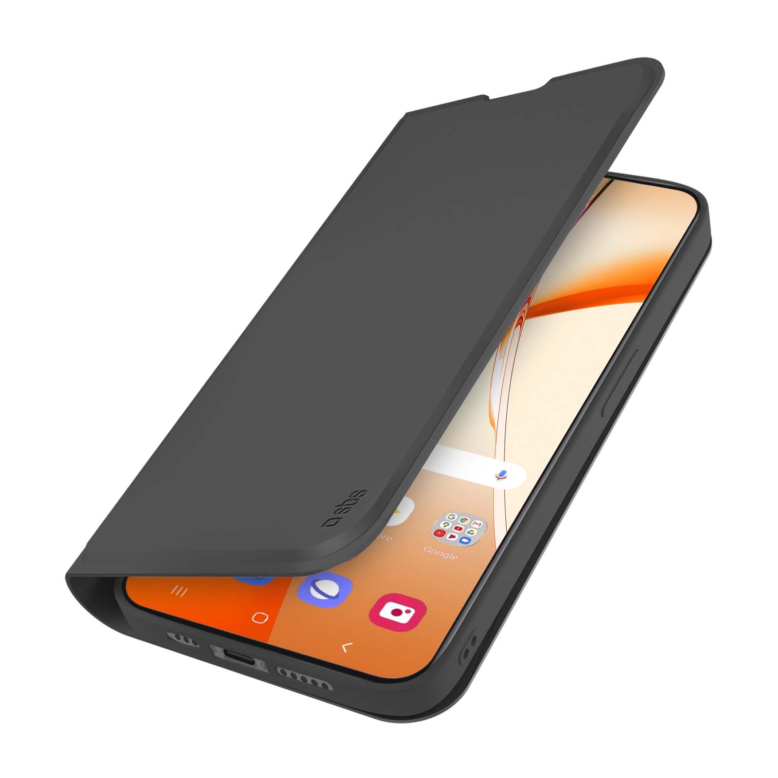 SBS sileä lompakkokotelo OnePlus Nord CE4 Lite, musta