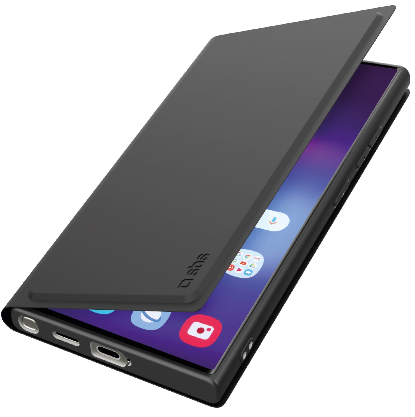 SBS lompakkokotelo Samsung Galaxy S25 Ultra, musta
