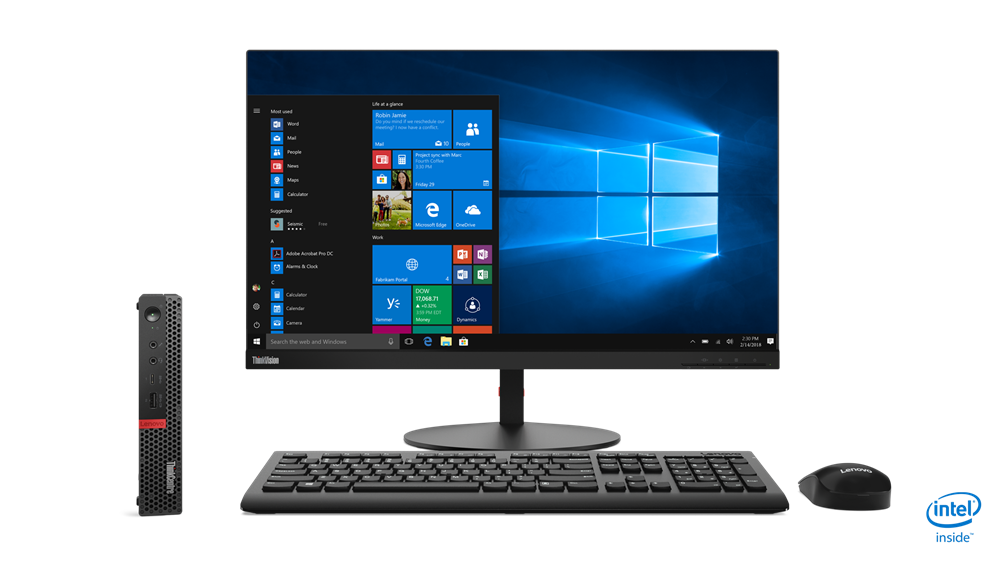 Lenovo ThinkCentre M920q Tiny i7-8700T/16GB/512GB pöytäkone (kunnostettu)