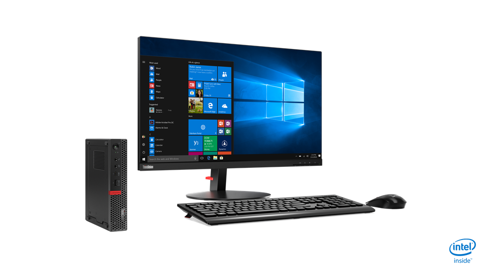 Lenovo ThinkCentre M920q Tiny i7-8700T/16GB/512GB pöytäkone (kunnostettu)