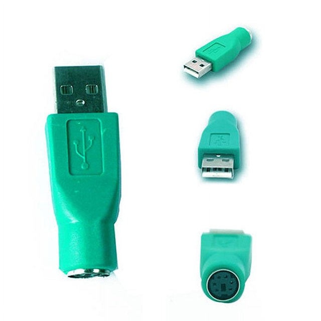 MicroConnect USB-A - PS/2 M-F adapteri