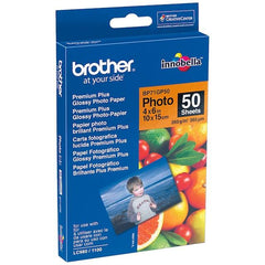 Brother BP71GP50 kiiltävä valokuvapaperi 10 × 15 cm, 50 arkkia, 260 g/m², myyntipakkaus