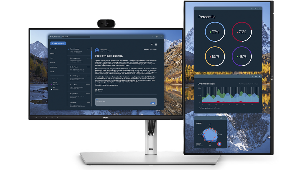 Dell Pro MDS26 kahden näytön teline