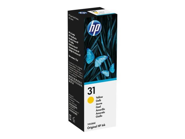 HP 31, 70 ml Keltainen mustepullo - Lourun verkkokauppa