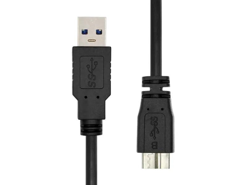 ProXtend USB-A 3.2 Gen 1 – Micro B -kaapeli 1m, musta - Lourun verkkokauppa