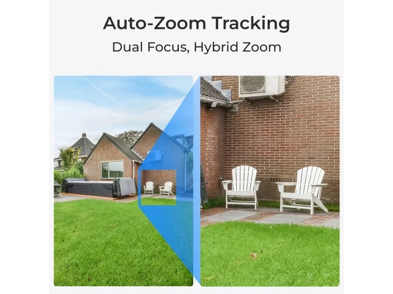 Reolink TrackMix Series P760 8MP PTZ Auto Tracking AI kamera ulkokäyttöön - Lourun verkkokauppa