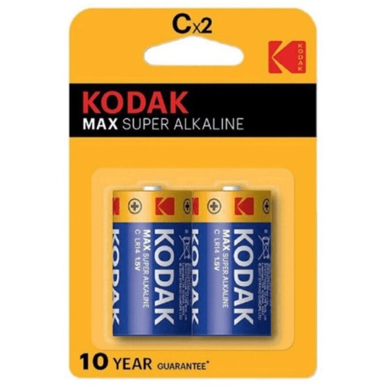 KODAK Max super C alkaline paristo 2kpl