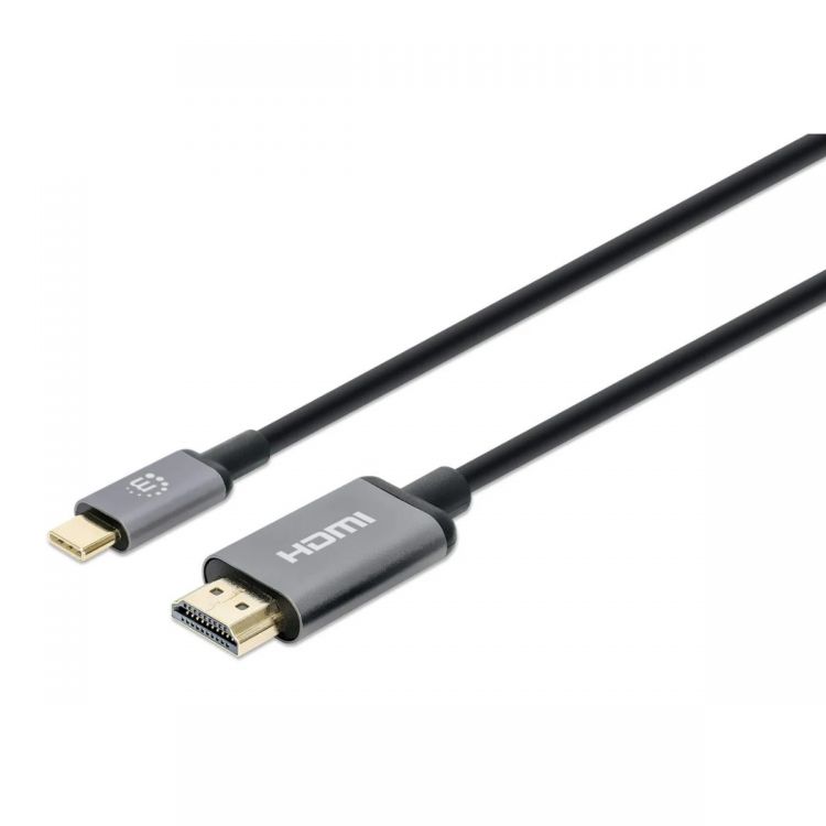 Manhattan USB-C - HDMI kaapeli, 1m