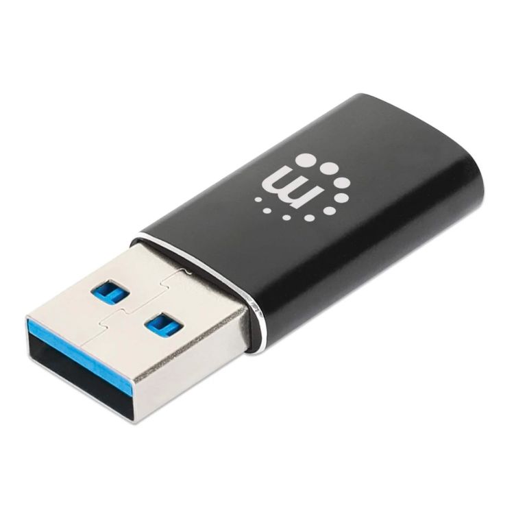 Manhattan USB-A - USB-C adapteri