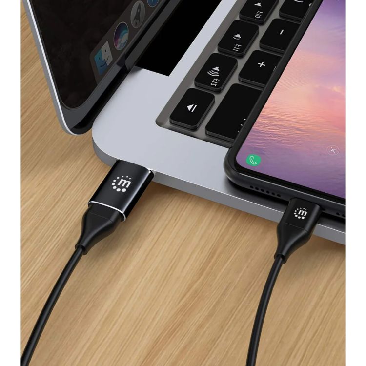 Manhattan USB-A - USB-C adapteri
