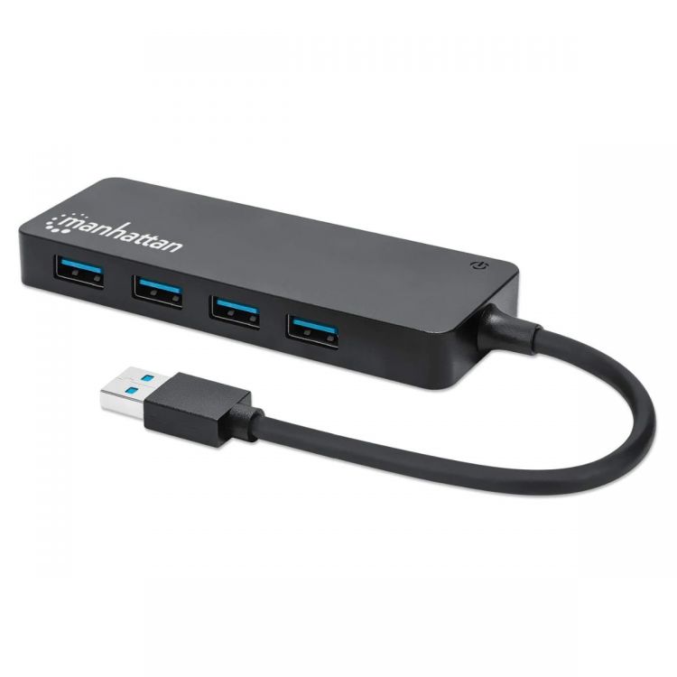 Manhattan 4 portin USB 3.2 Hubi, USB-A