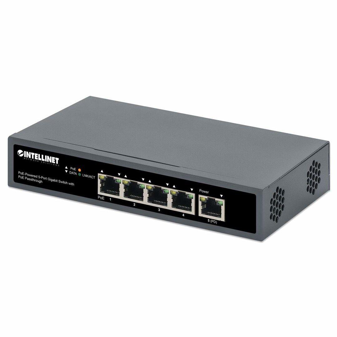 PoE-Powered 5-port Gigabit kytkin - Lourun verkkokauppa