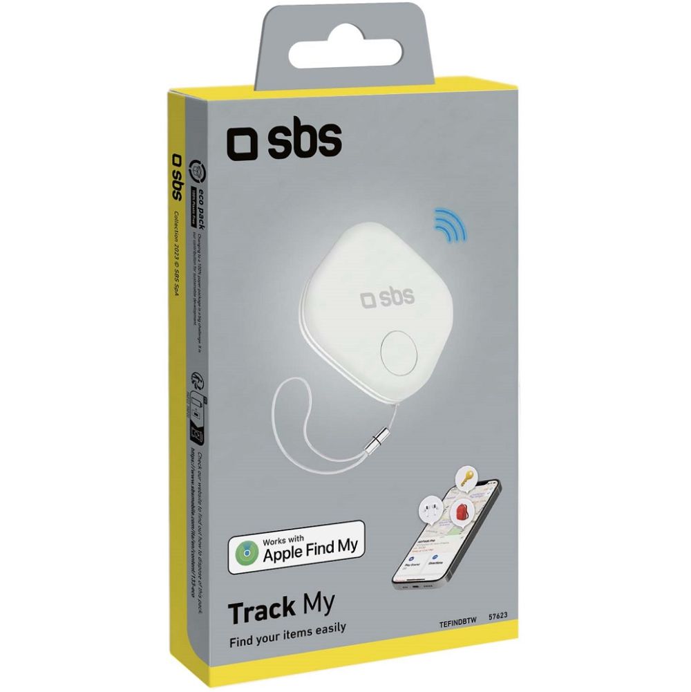 SBS Find My Item jäljitin, valkoinen