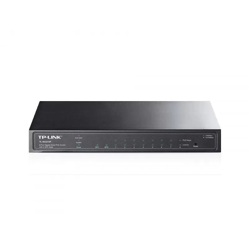 TP-LINK TL-SG2210P 10-porttinen Gigabit Smart PoE+ kytkin - Lourun verkkokauppa