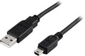 Deltaco USB 2.0 -kaapeli - Mini B, 3m - Lourun verkkokauppa