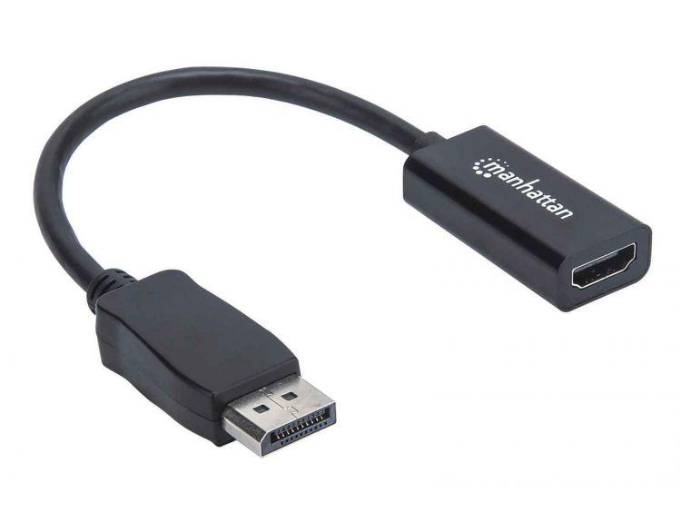 Manhattan DisplayPort-HDMI-sovitin, 1080p - Lourun verkkokauppa