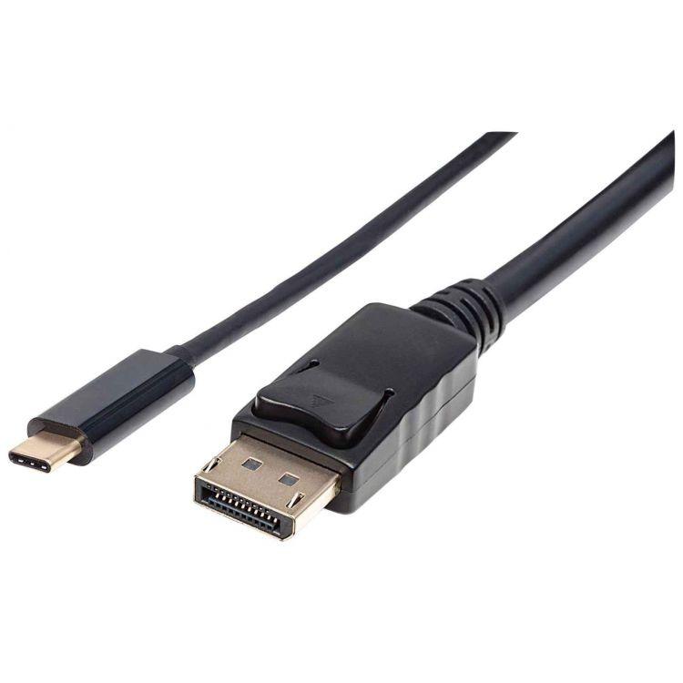 Manhattan USB-C - DisplayPort liitäntäkaapeli 4K-tarkkuudella 2m - Lourun verkkokauppa