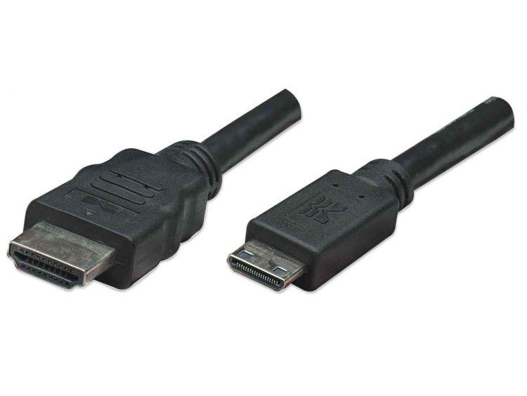 Manhattan High Speed HDMI - Mini HDMI 4K kaapeli - Lourun verkkokauppa