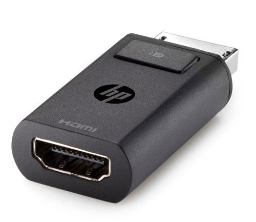 HP DisplayPort to HDMI 1.4 Adapter, musta, 13,5 g | F3W43AA - Lourun verkkokauppa