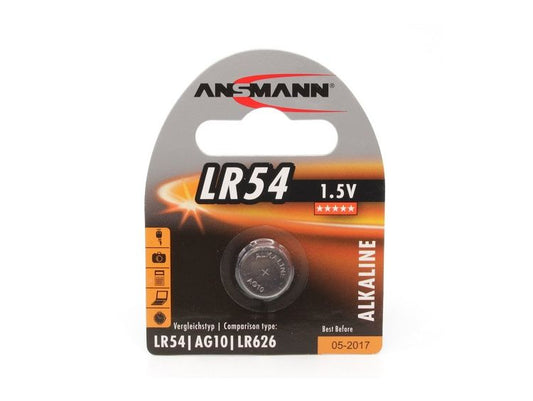 Ansmann LR54 alkaliparisto, 1,5V, 1 kpl