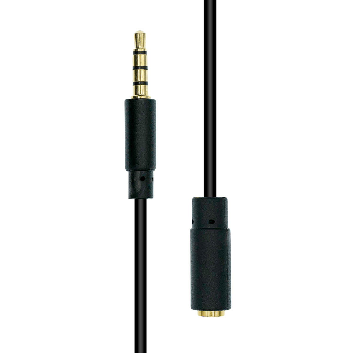 ProXtend Mini-Jack 4-Pin Slim jatkokaapeli, musta 10M - Lourun verkkokauppa