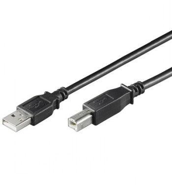 Goobay Wentronic USB 2.0 - USB-B kaapeli 3m Musta - Lourun verkkokauppa