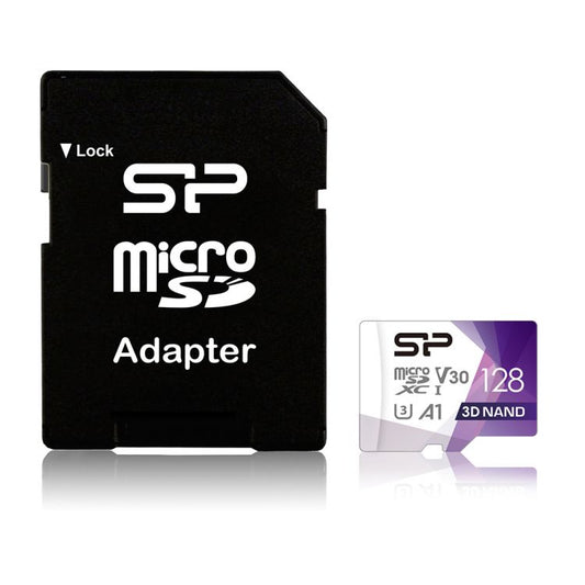 Nopea Silicon Power microSDXC 128GB -muistikortti