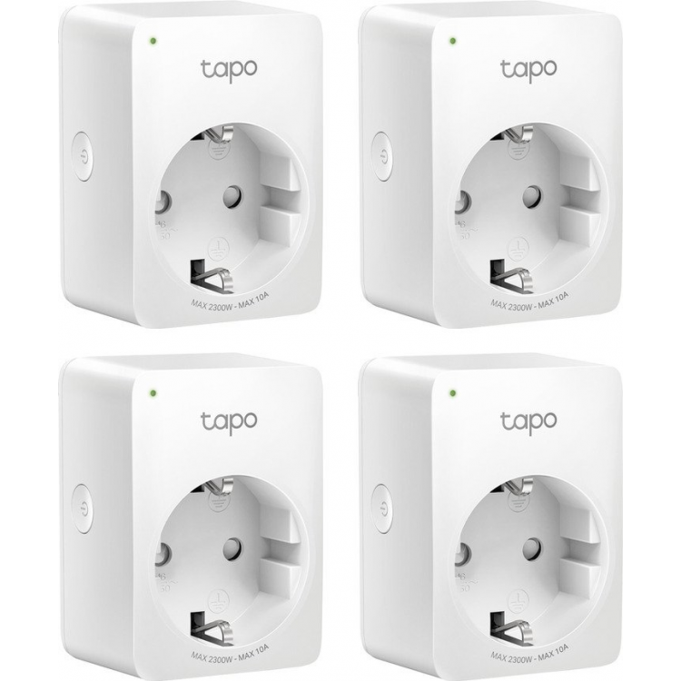 Tapo P100 WiFi älypistorasia, 4kpl