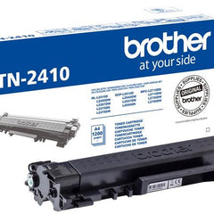 Brother TN-2410 -laservärikasetti, musta, kasetti ja myyntipakkaus
