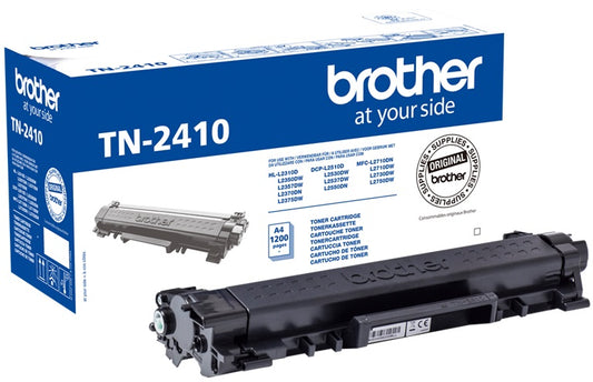 Brother TN-2410 musta alkuperäinen lasertulostuskasetti